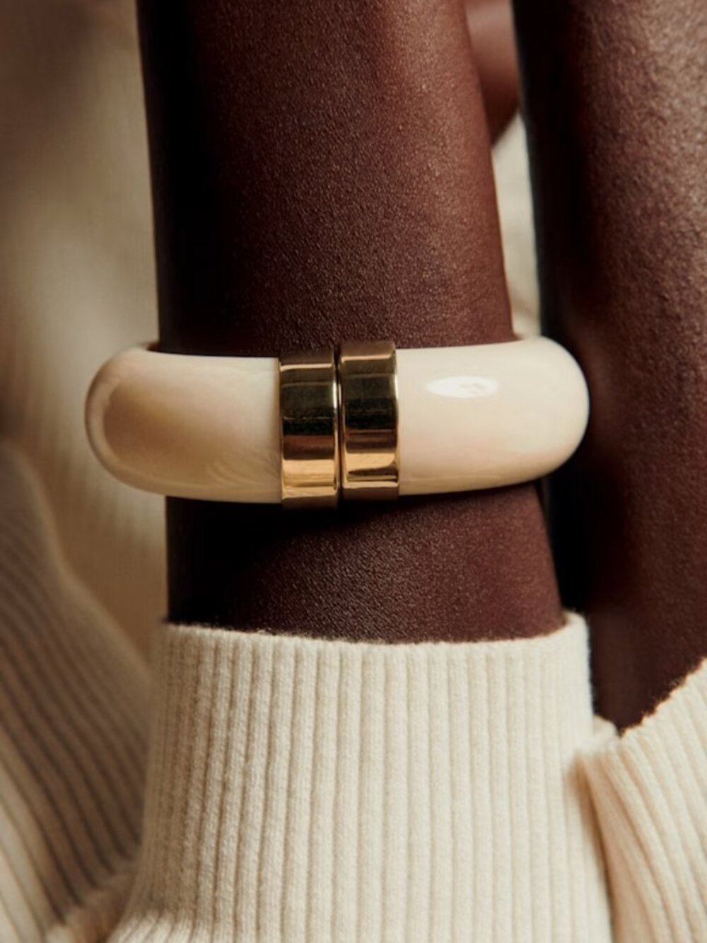 Sezane Leo Bracelet Ecru